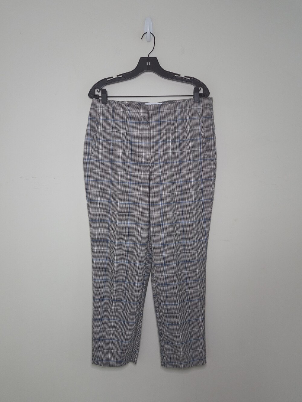 Women's Nine West Tapered Leg Plaid Pants Sz 12